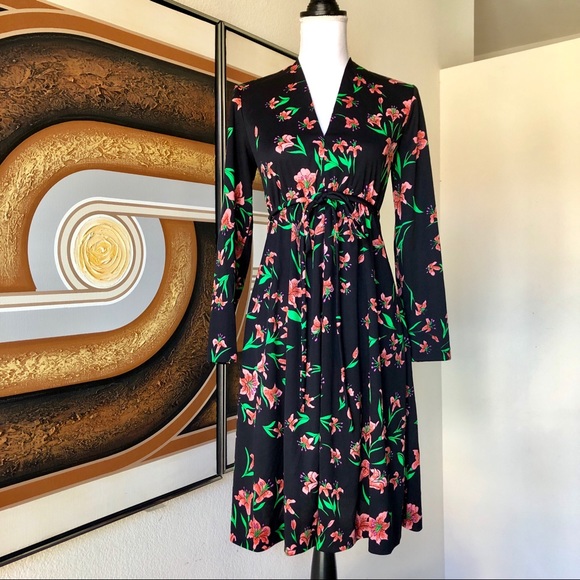 Vintage Dresses Vintage 7s Tiger Lily Dress Poshmark